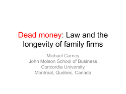 the presentation - Erasmus Research Institute of