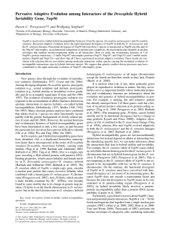 Pervasive Adaptive Evolution among Interactors