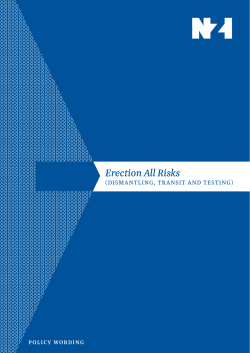 Erection All Risks