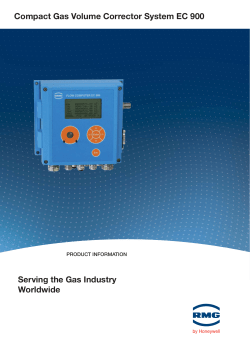 EC 900 Compact Gas Volume Corrector