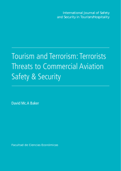 Tourism and Terrorism - Universidad de Palermo