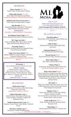 MI.MORNING Substitutions Choose 3 Items MI. C R E P E S 248.957