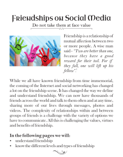 Friendships on Social Media
