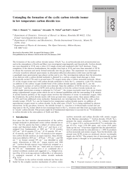 Untangling the formation of the cyclic carbon trioxide isomer in low