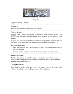 Suggested reading: Chapter 3 Summarize Have students