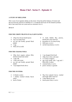 Home Chef - Series 5 &ndash; Episode 1