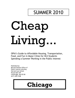 Table of Contents - Harvard Law School