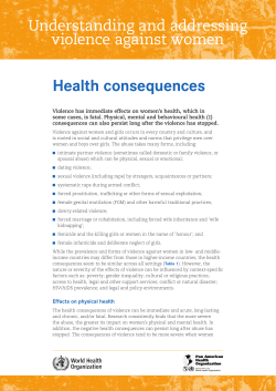 Health consequences - World Health Organization