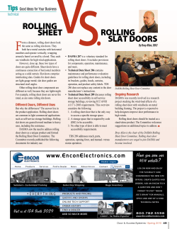 rolling sheet rolling slat doors