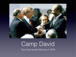 The Arab-Israeli Miracle of 1979