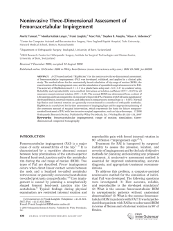 Noninvasive three‐dimensional assessment of femoroacetabular