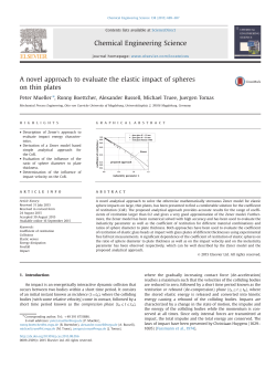 A novel approach to evaluate the elastic impact of spheres