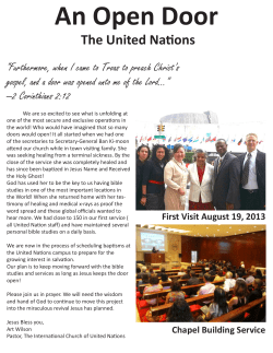 Check out our visit to the United Nations