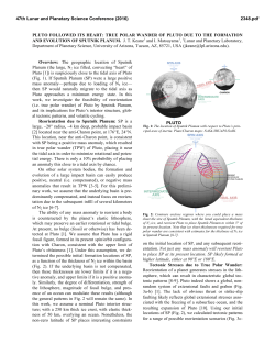 PLUTO FOLLOWED ITS HEART: TRUE POLAR WANDER OF