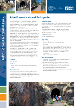John Forrest National Park - Explore Parks WA