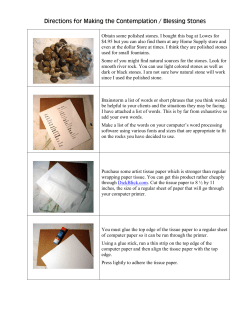 Instructions for Making Stones-PDF