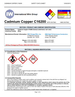 (Cadmium) SDS