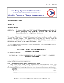 Baseline Document Change Announcement