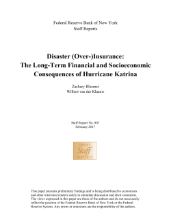 Disaster (Over-)Insurance: The Long