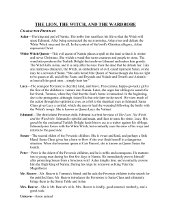 Character Profiles and Audition Info