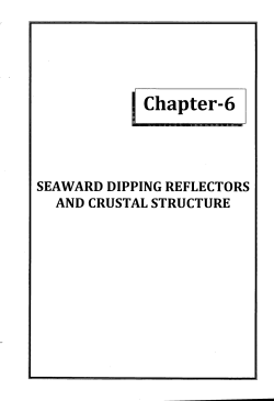 seaward dipping reflectors and crustal structure