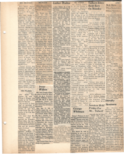 Luther Walker - Fairfield County Genealogy Society