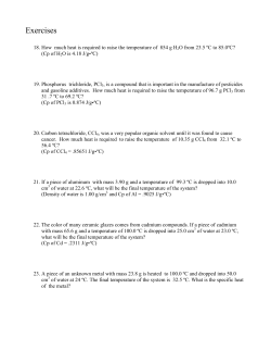Specific Heat Exercises 18