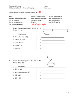2-6 Geometry Proofs - Arranging Worksheet USE