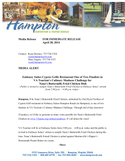memo - Visit Hampton