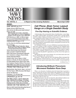 M-A02 - Microwave News