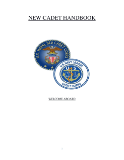 TRN BN new cadet handbook