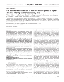 I/NI-calls for the exclusion of non