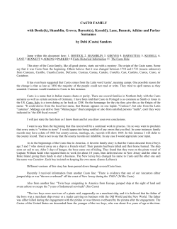 CASTO FAMILY with Bostic(k), Shamblin, Groves, Barnett(e), Kessel