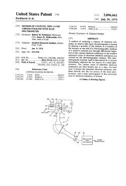 Method of coupling thin layer chromatograph with mass spectrometer