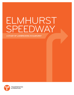 Elmhurst Speedway: A Study of Lawbreaking in Elmhurst