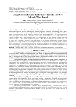 Design Construction and Performance Test of a Low