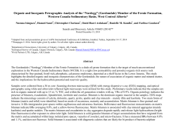 Organic and Inorganic Petrographic Analysis of the &ldquo;Nordegg