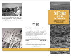 Soil Testing: Soil pH and Salt Concentration