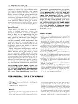 PERIPHERAL GAS EXCHANGE