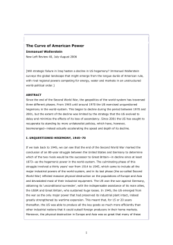 The Curve of American Power