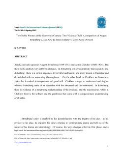 Two Noble Women of the Nineteenth Century: Two Visions of Fall: A