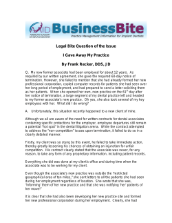 Legal Bite Question of the Issue I Gave Away My Practice By Frank