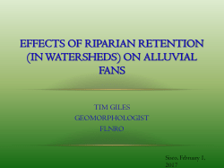 Tim Giles P.Geo, Geomorphologist, Research Section