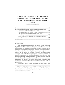 the PDF file - Colorado Technology Law Journal