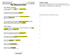 Sermon Notes
