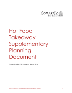 Consultation Statement - Newcastle City Council