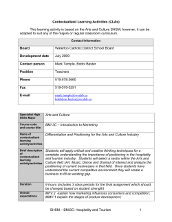Contextualized Learning Activities (CLAs)