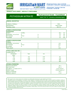 Potassium Nitrate (Yara) - Irrigation-Mart