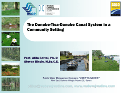 The Danube-Tisa-Danube Canal System in a Community Setting