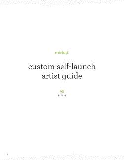 custom self-launch artist guide